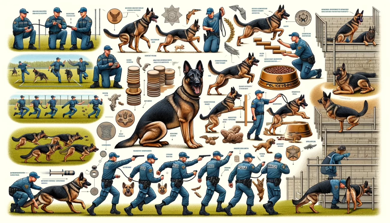 Kompleksowy Przegląd Treningu Psa Policyjnego: Etapy, Dieta i Kluczowe Umiejętności